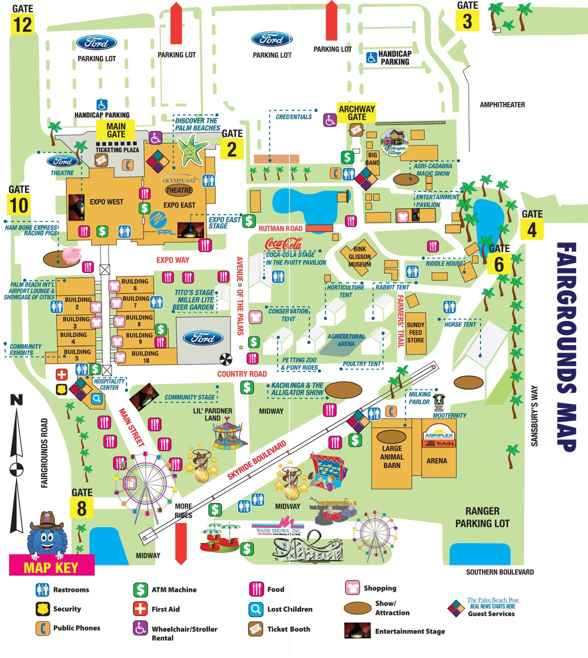 Nice Map Of The 1969 Fairgrounds Amazing Maps State Fair Fun ...